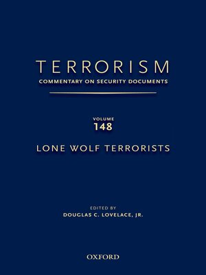 cover image of Terrorism